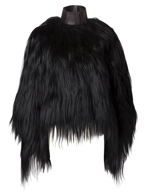 givenchy black fur coat|Givenchy coats for women.